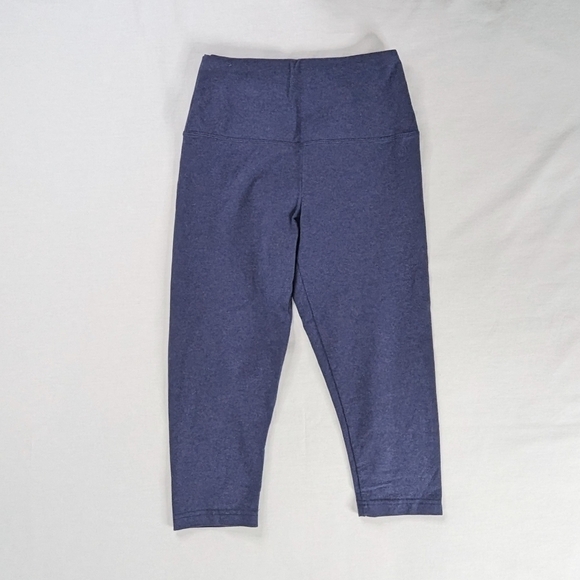 Lysse Blue High Waist Stretch Capris - Picture 1 of 7